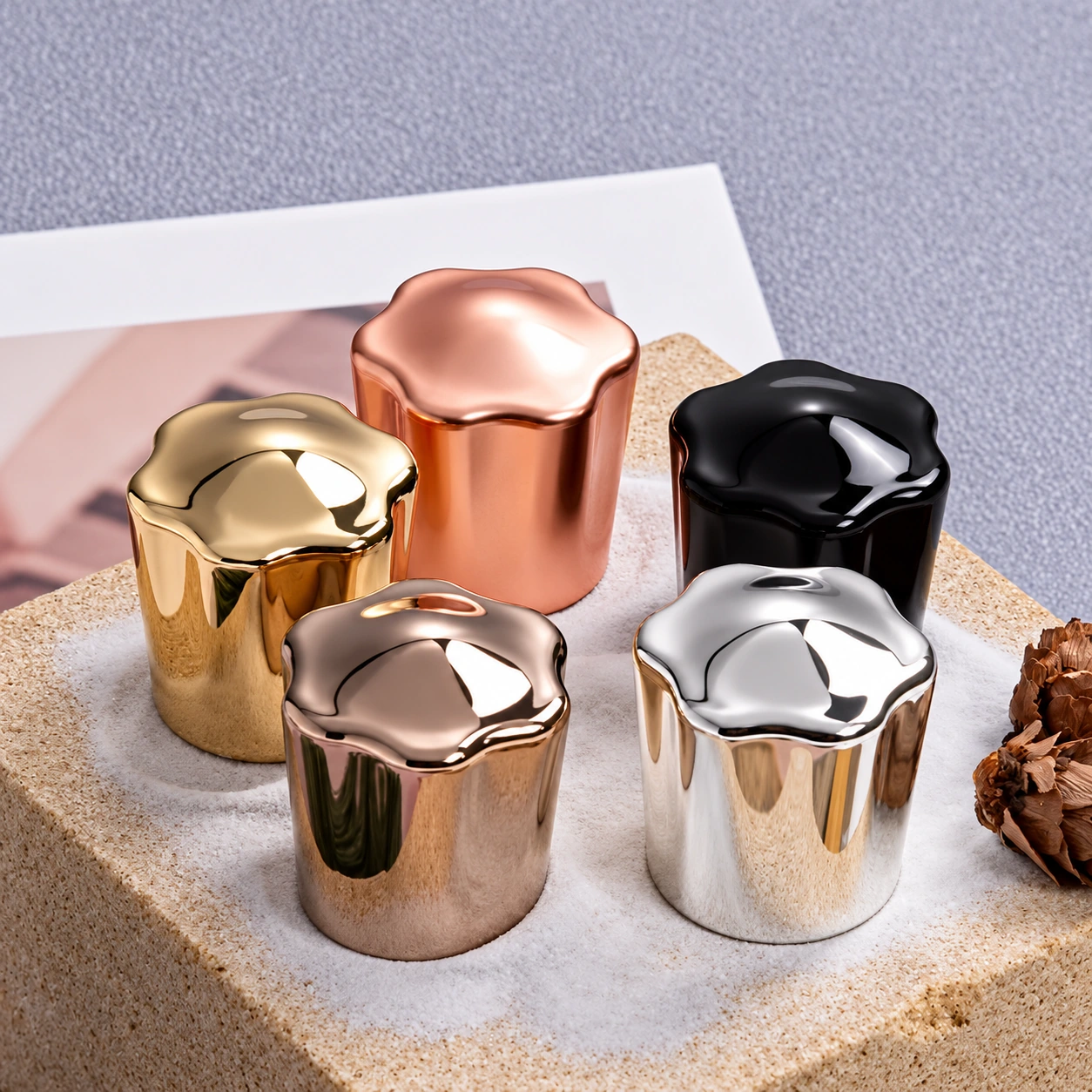 Perfume Bottle Caps imagery